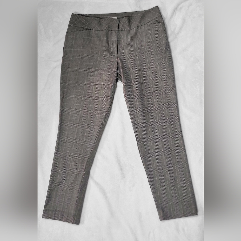 Ann Taylor Plaid Trousers. Curvy 12